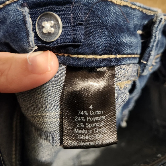 Sonoma Girl's Size 4 Bermuda Jean Shorts - Picture 5 of 7